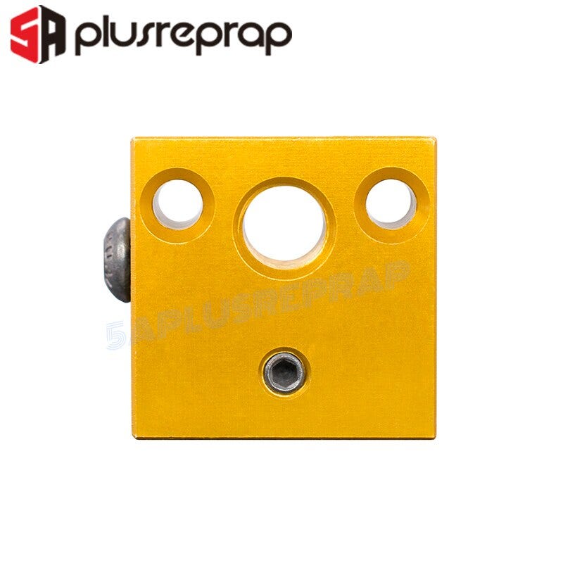 1653040398 High Quality 3d Printer Accessories Heated Block Mk7 Mk8 Mk10 V5 V6 Volcano Cr10 For Print Head Extruder J Head Aluminum Block Computer Office Office Electronics