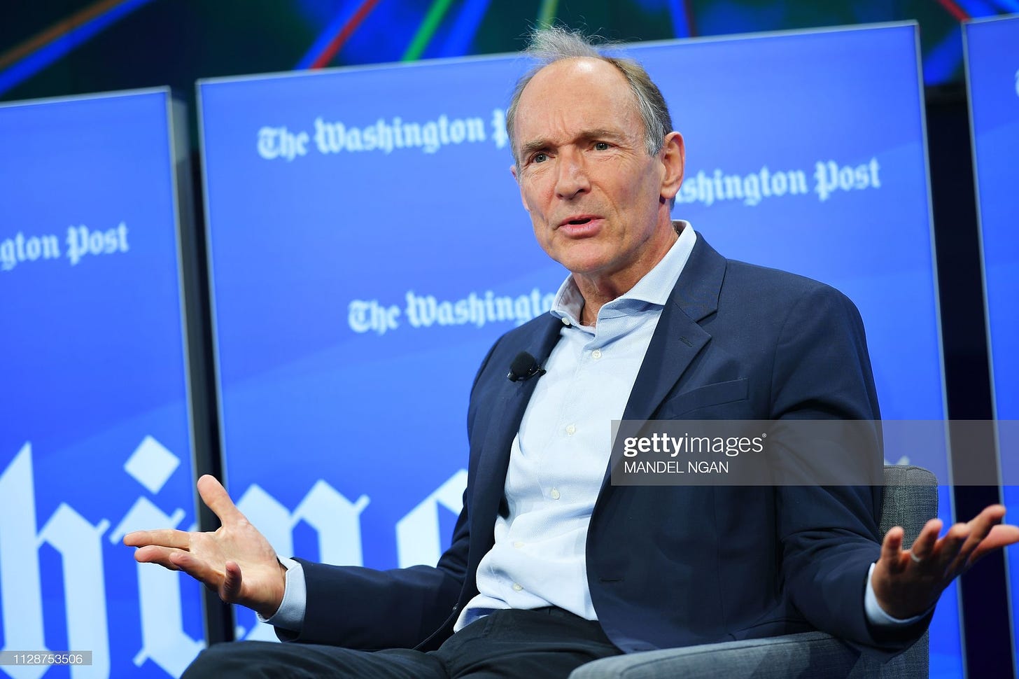 Tim Berners-Lee em 2019