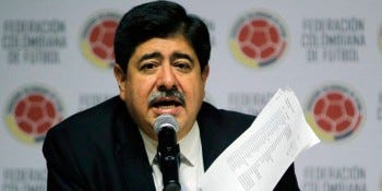 Luis Bedoya, ex presidente de la Federación de Colombia Luis Bedoya, ex presidente de la Federación de Colombia