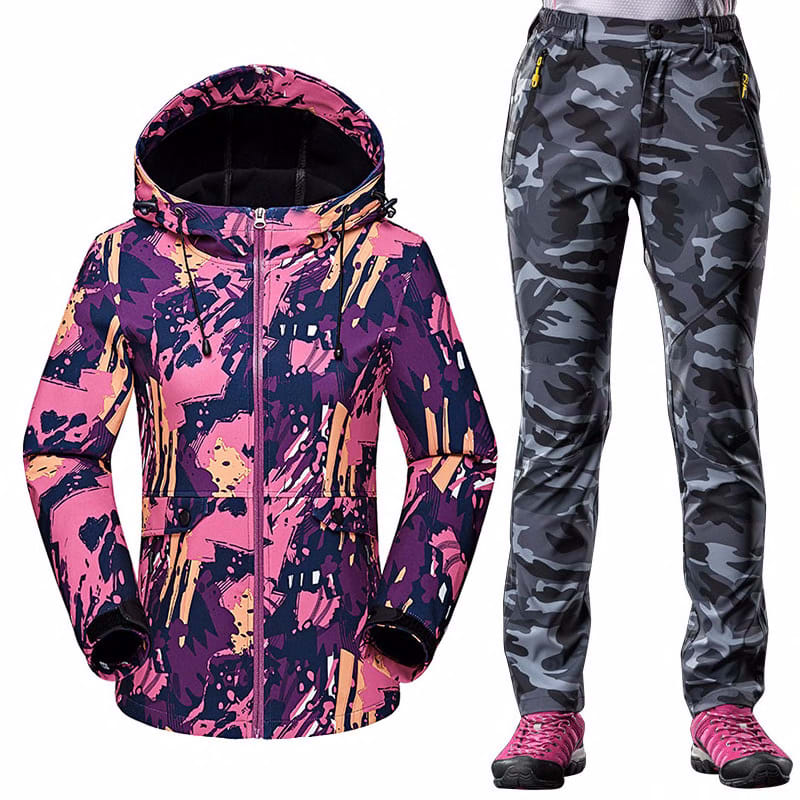 women's fleece jacket and pants set