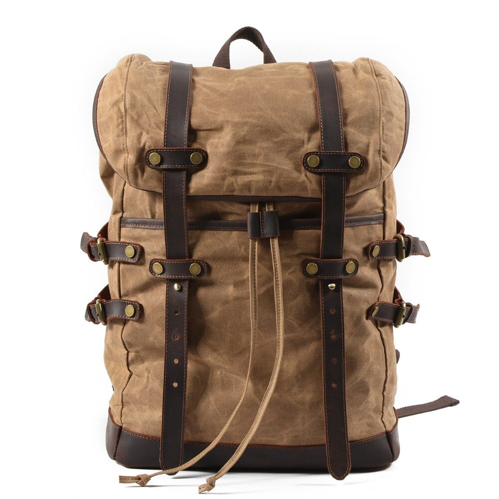 martexin waxed canvas backpack