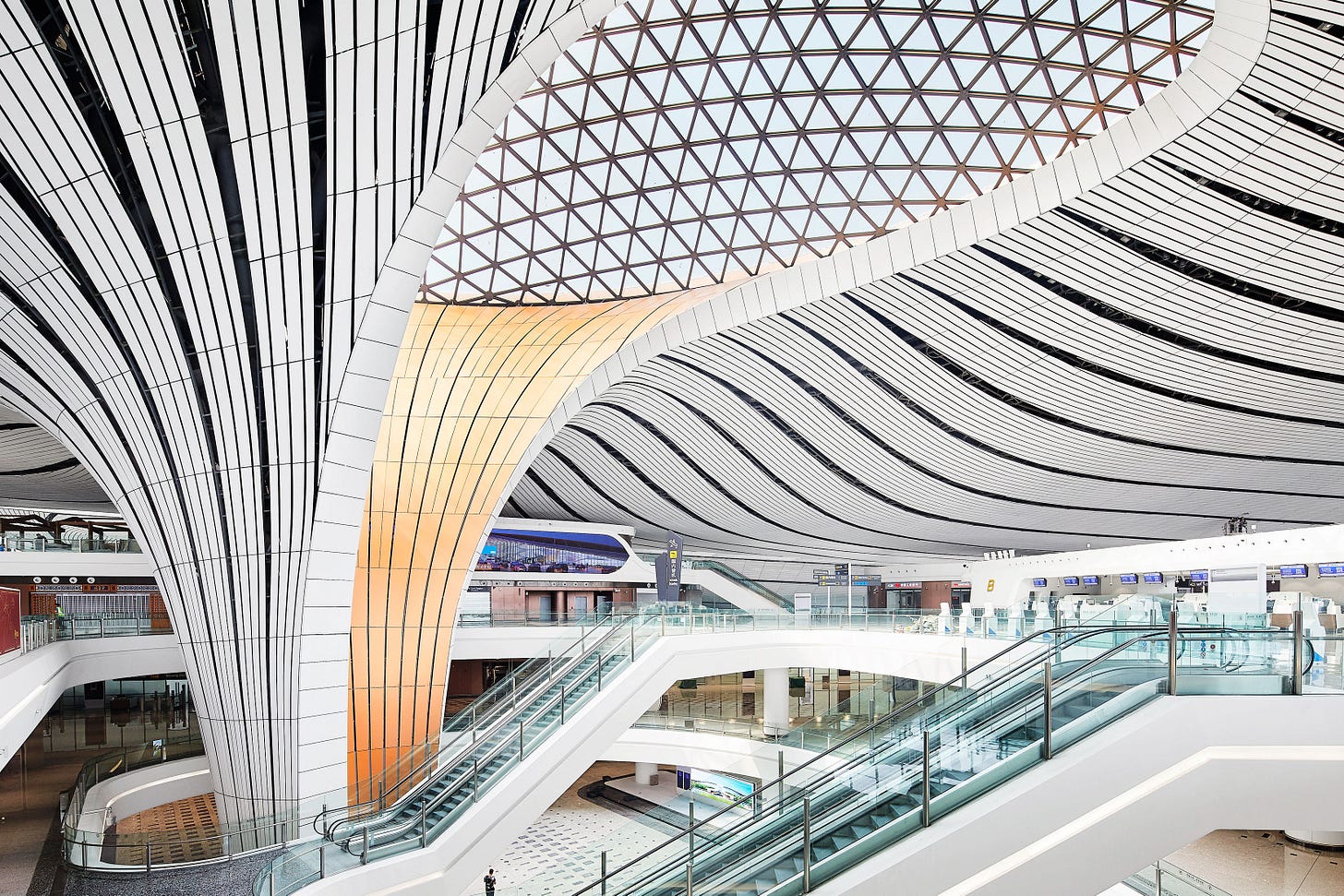 Inside Beijing's Daxing International Airport Terminal by Zaha Hadid | Architectural Digest