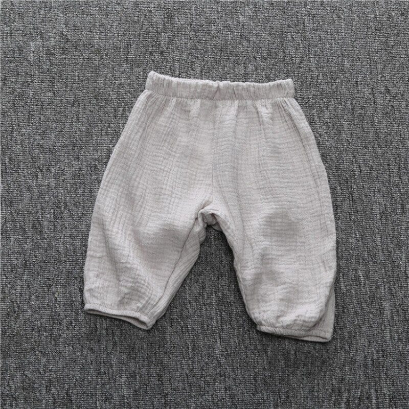 linen baby pants