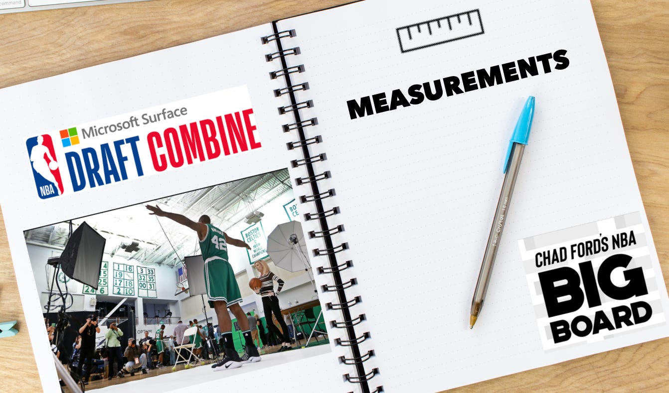 Draft Combine Measurements Chad Ford S Nba Big Board