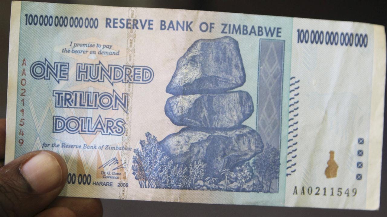 Zimbabwe's 100-Trillion-Dollar Note Gains in Value Zimbabwe's 100-Trillion-Dollar Note Gains in Value
