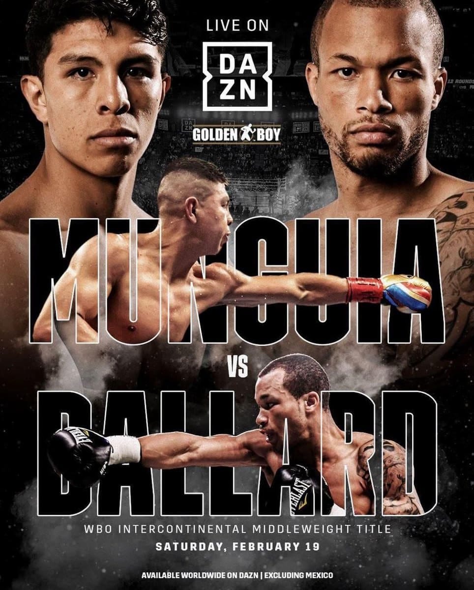 Jaime Munguia faces D'Mitrius Ballard on Feb 19 live on DAZN - FIGHTMAG