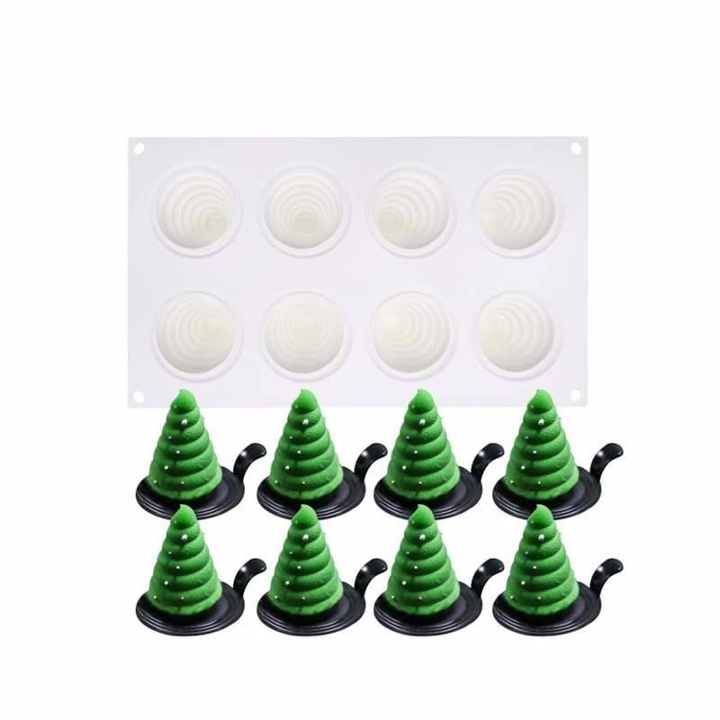 835985645 Silicone Cake Mold Chocolate 3d Christmas Tree Party Cake Molds For Baking Mousse Dessert Bakeware Accessories Home Garden Kitchen Dining Bar