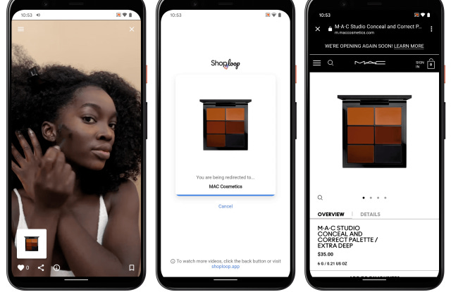 Google introduces Shoploop, an experiment focusing on social video shopping on mobile.