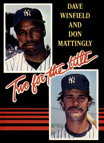 Two for the Title! 1985 Donruss Don Mattingly and Dave Winfield