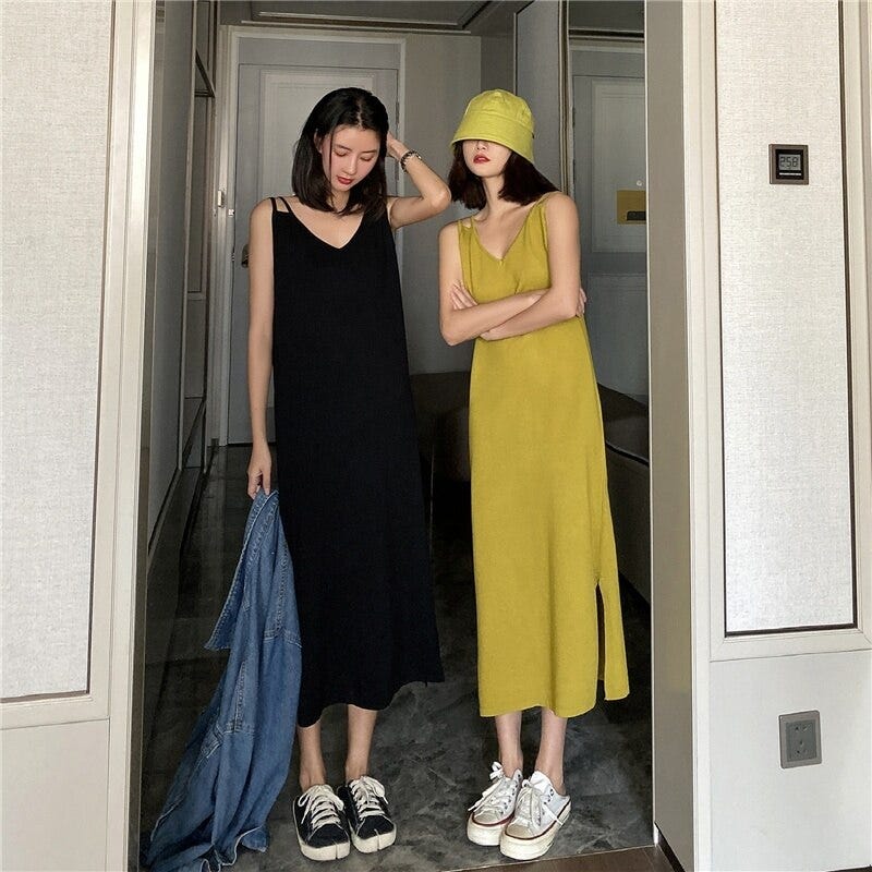 long knit dresses summer