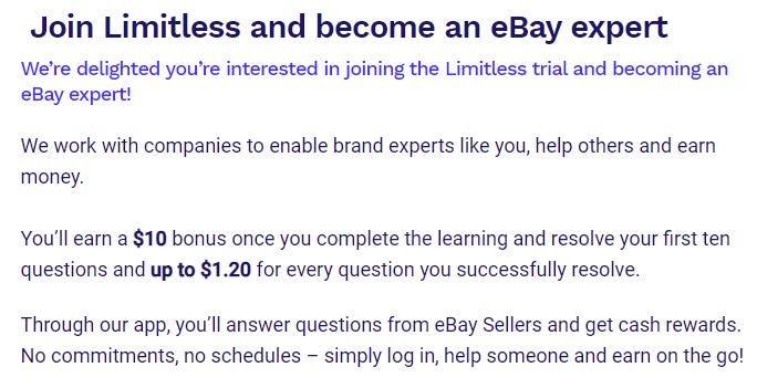 Join Limitless and become an eBay Expert