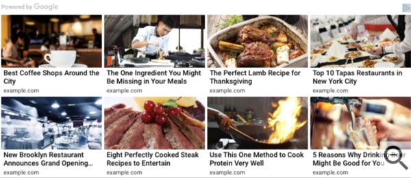 Los anuncios de los que hablo (Matched content feature) Los anuncios de los que hablo (Matched content feature)