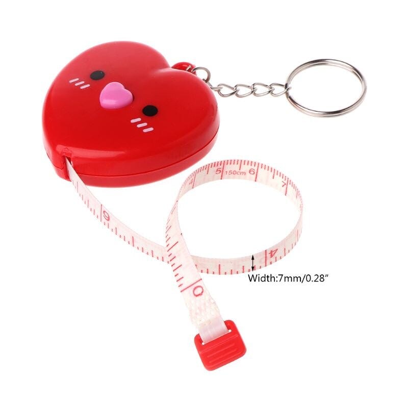 150CM Portable Ruler Mini Measuring Tape Measure Retractable Metric Belt Colorful Centimeter Inch Children Height Ruler Tape Measure Measuring Tape