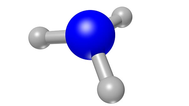 Ammonia molecule NH3