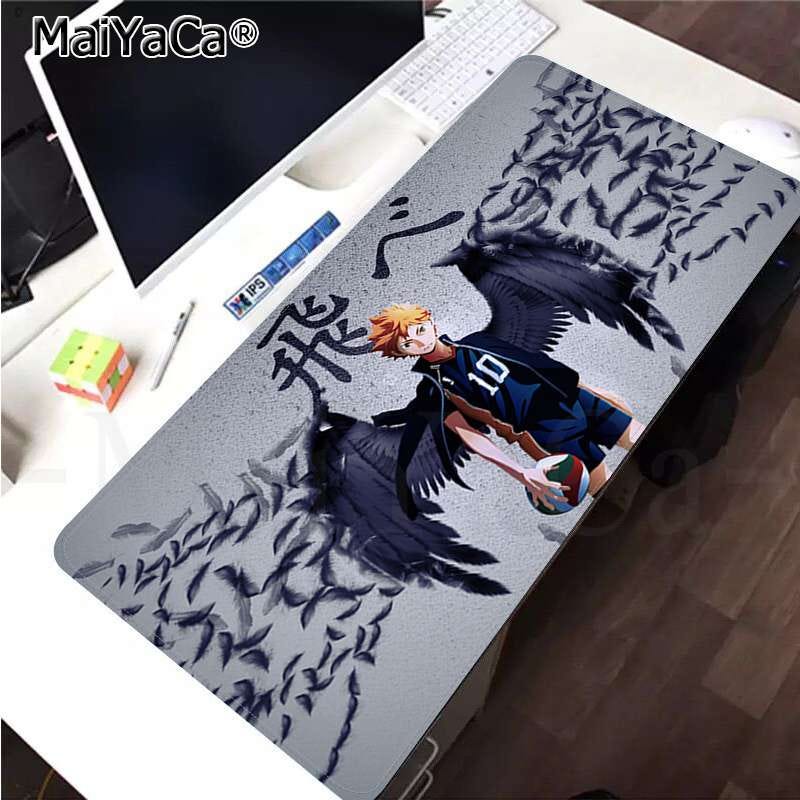 961687031 Maiyaca Hot Sales Anime Haikyuu Large Mouse Pad Pc Computer Mat Free Shipping Large Mouse Pad Keyboards Mat Computer Office Computer Peripherals