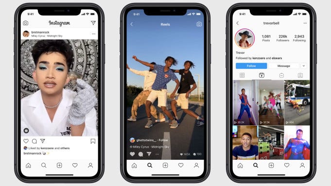 Instagram Reels Launches: TikTok Copycat Available in 50 Countries ...