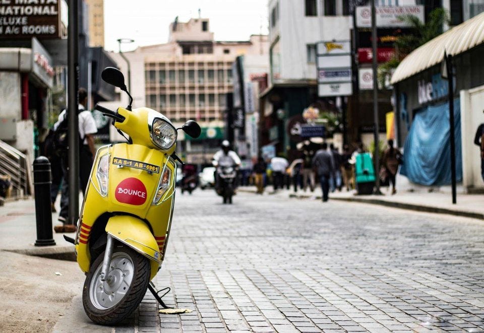 Image result for bounce india scooter