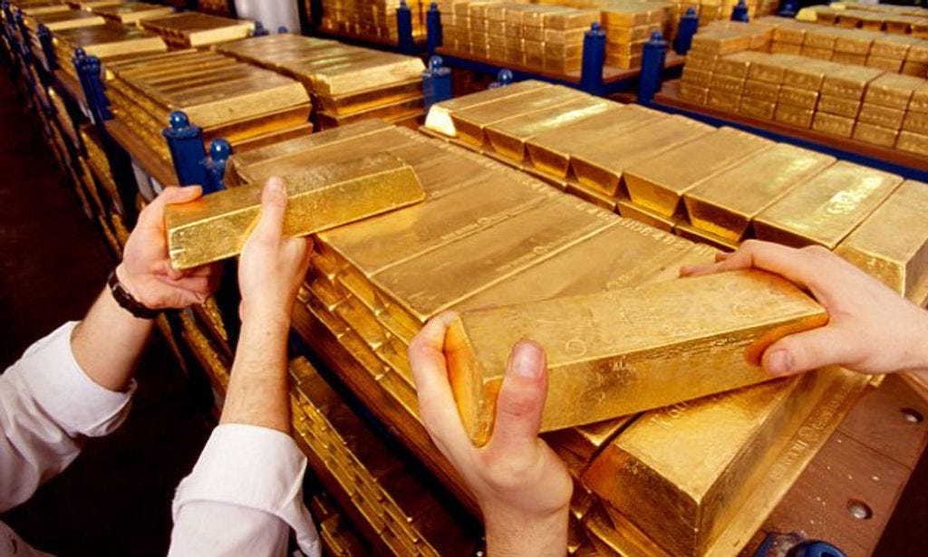 Russland wird um Gold beraubt