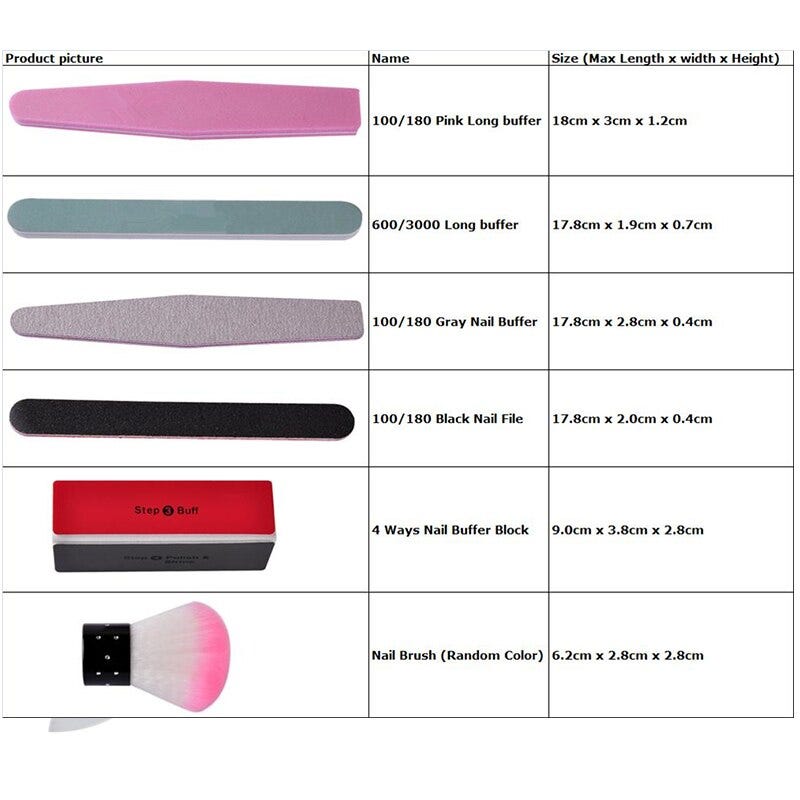 Biutee Nail Buffer 25pcs 100/180 Sanding Buffer Block Set Nail Files Standing Pedicure Manicure Buffing Polish Nail Tools Gray Biutee Nail Buffer 25pcs 100/180 Sanding Buffer Block Set Nail Files Standing Pedicure Manicure Buffing Polish Nail Tools Gray