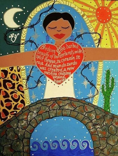Gloria Anzaldúa by Angela Yarber Gloria Anzaldúa by Angela Yarber
