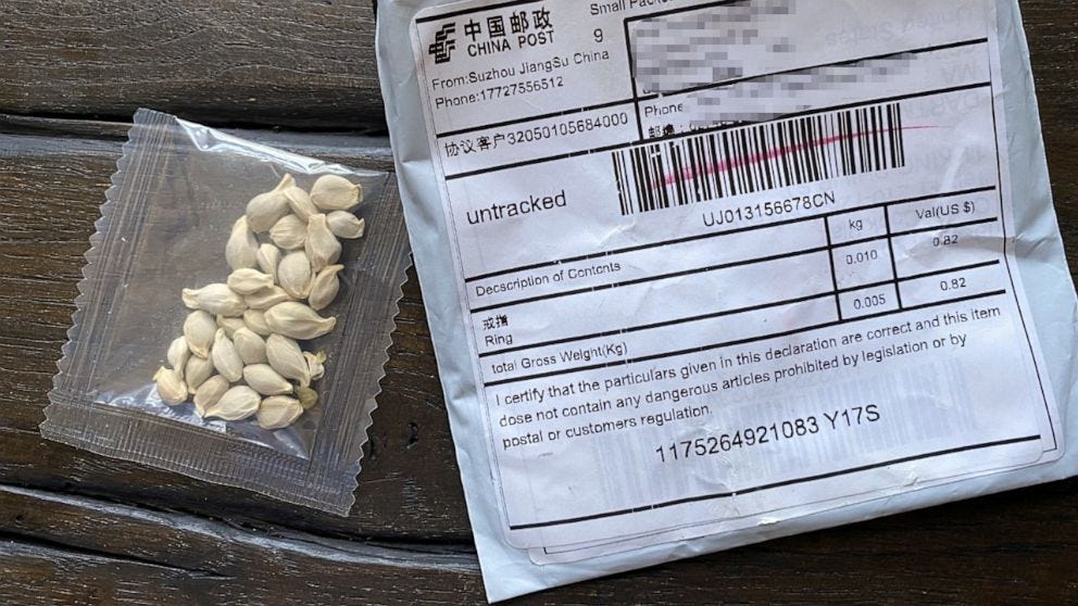 Agriculture officials warn not to open unsolicited packages of ...