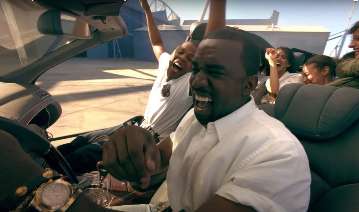Kanye wearing a yellow gold Daytona in “Otis” Kanye wearing a yellow gold Daytona in “Otis”