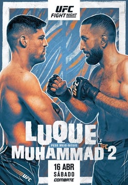 UFC Fight Night: Luque vs. Muhammad 2 - Wikipedia