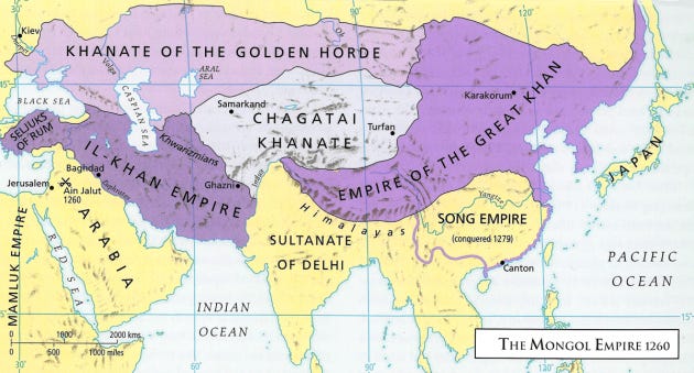 Map - Mongol Empire 1260 Map - Mongol Empire 1260