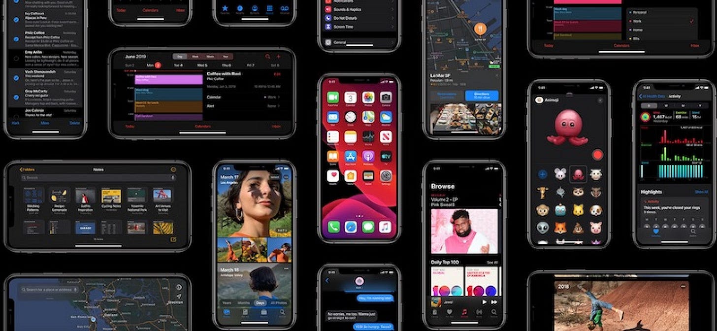 Image result for ios 13 dark mode Image result for ios 13 dark mode