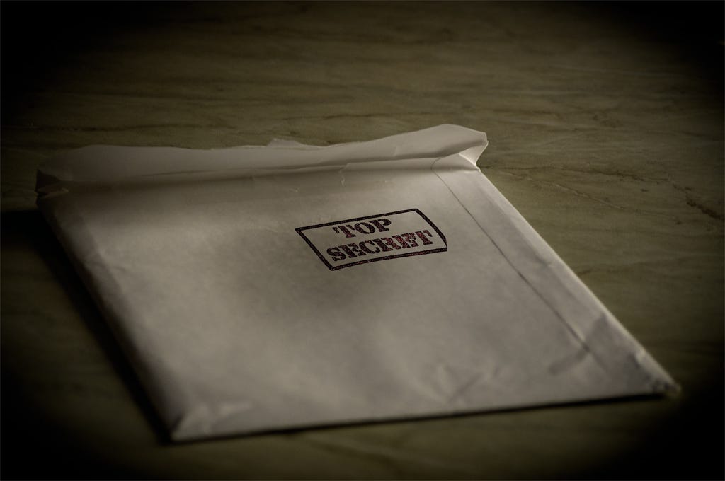 'Top secret' folder 'Top secret' folder