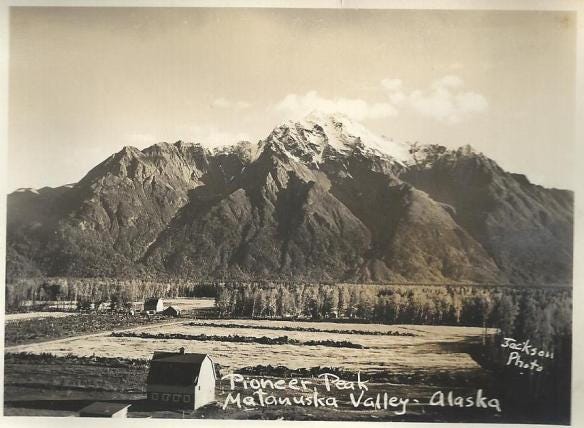 The barn in the foreground is the Otto Peterson barn, the one in the center of the photo would be the Archer barn. The Parks barn was just out of the photo on the left side. The barn in the foreground is the Otto Peterson barn, the one in the center of the photo would be the Archer barn. The Parks barn was just out of the photo on the left side.