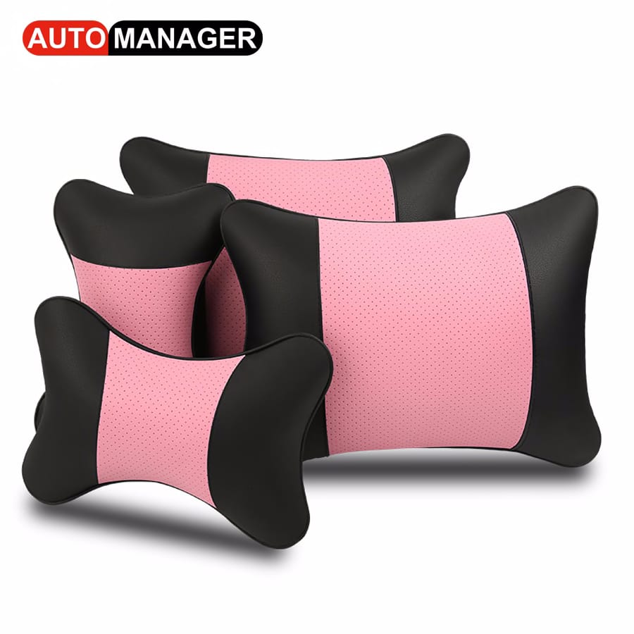 leather lumbar support cushion