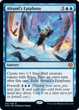 Card: Alrund's Epiphany. Card: Alrund's Epiphany.