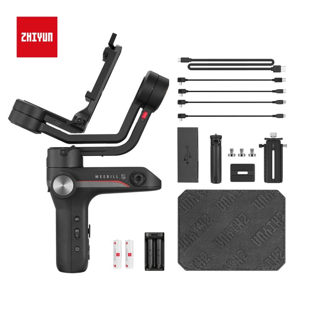 ZHIYUN Official Weebill S 3-Axis Gimbal Handheld Stabilizer Image Transmission for Canon Sony Etc Mirrorless Camera OLED Display ZHIYUN Official Weebill S 3-Axis Gimbal Handheld Stabilizer Image Transmission for Canon Sony Etc Mirrorless Camera OLED Display