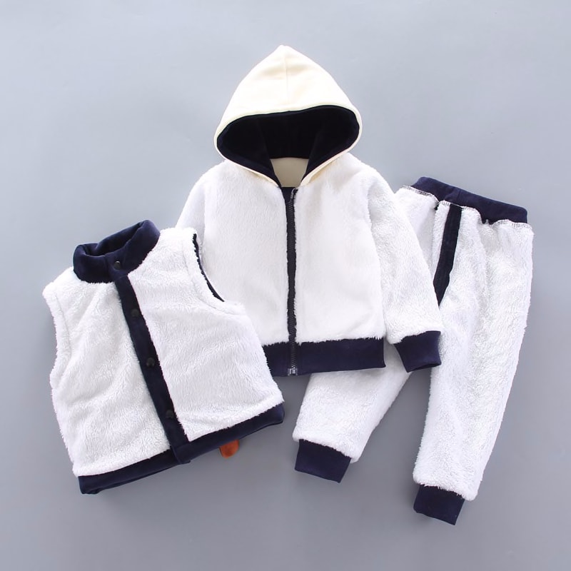 white cashmere baby outfit