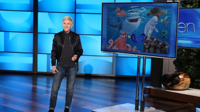 Ellen DeGeneres Finding Dory