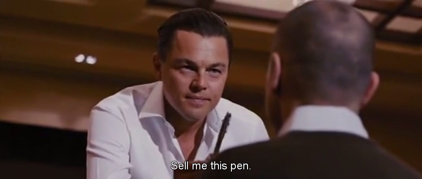 Selling that pen – Gerald Chow