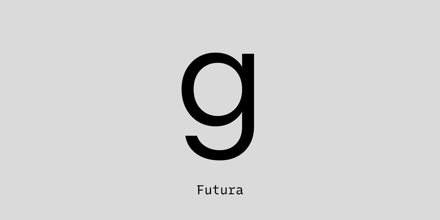 img: Futura is the most well-known example of Geometric sans serif