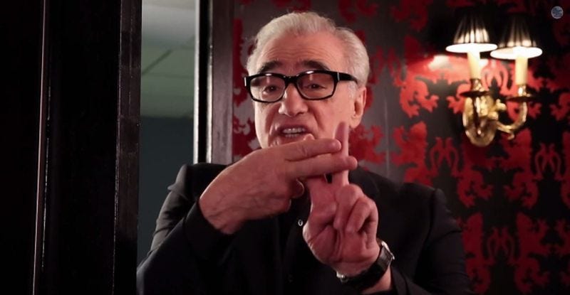 "The Wolf of Wall Street" director Martin Scorsese participates in the Hashtag Game. "The Wolf of Wall Street" director Martin Scorsese participates in the Hashtag Game.
