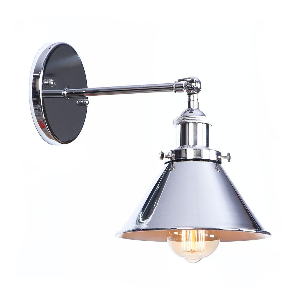 chrome bedroom wall lights