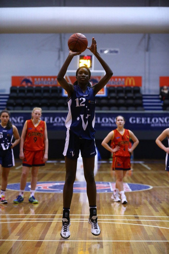 Ezi Magbegor - Credit: Basketball Australia/Kangaroo Photo's