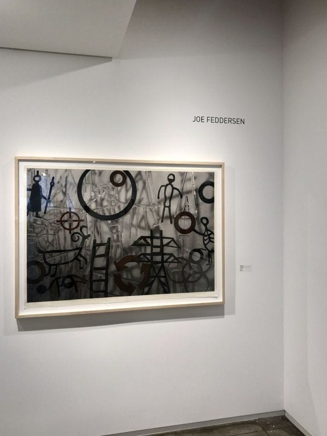 Joe Feddersen work on paper Joe Feddersen work on paper