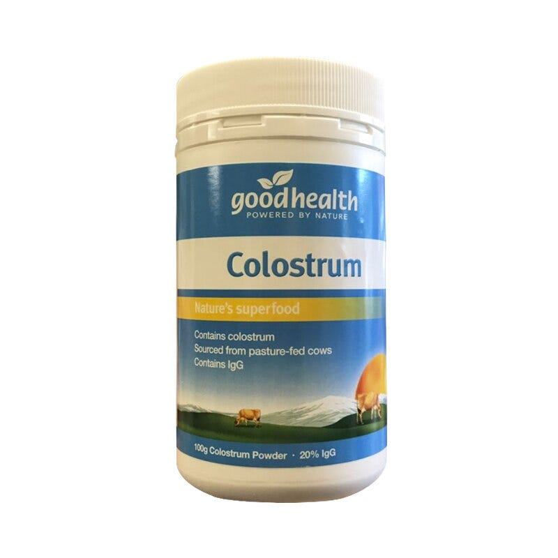 1240232166 Newzealand Good Health 100 Pure Colostrum Powder Protein Vitamins Minerals Igg Antibody Digestive Immune System Whole Family Use Beauty Health Health Care