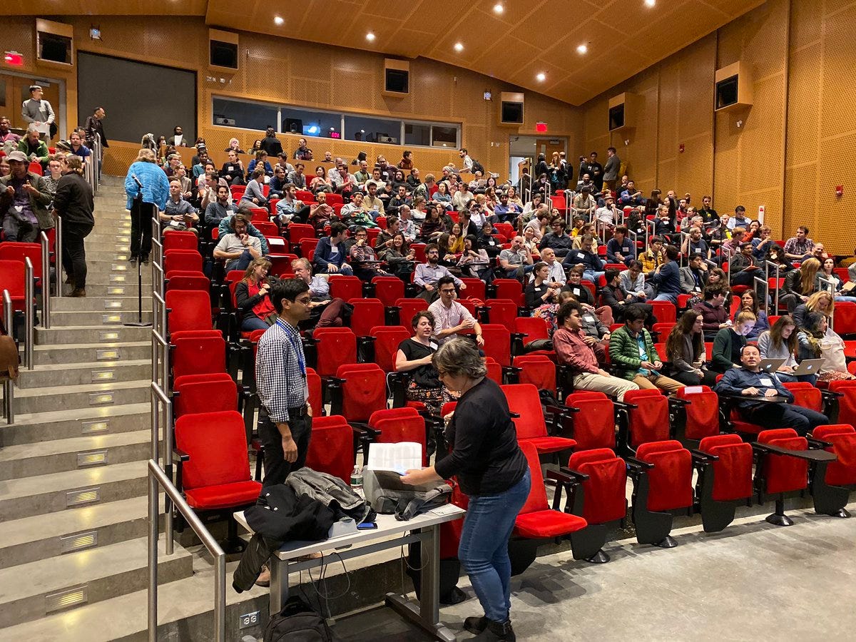 Kai von Fintel on Twitter: "The audience for Paul Kiparsky's keynote at  #NELS50 is gathering. https://t.co/4Iaa8JXj4P" / Twitter