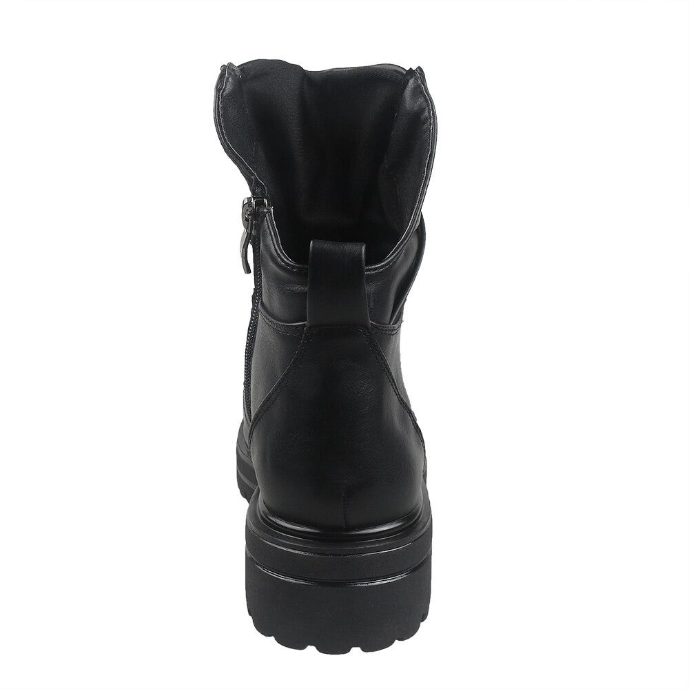 ladies leather short boots