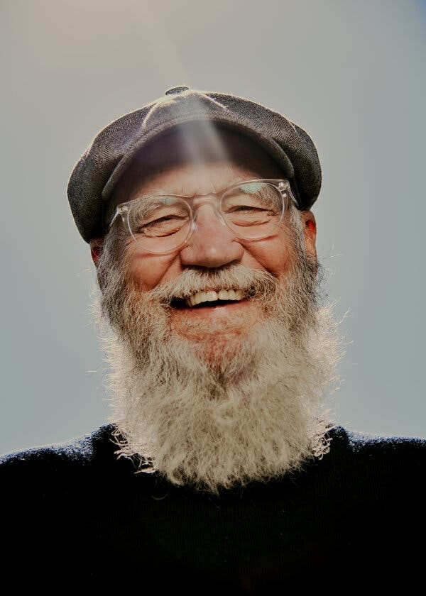 Letterman sometimes feels self-conscious about being decades older than some of his guests, he said, but “there’s always a conduit for mutual experience.”