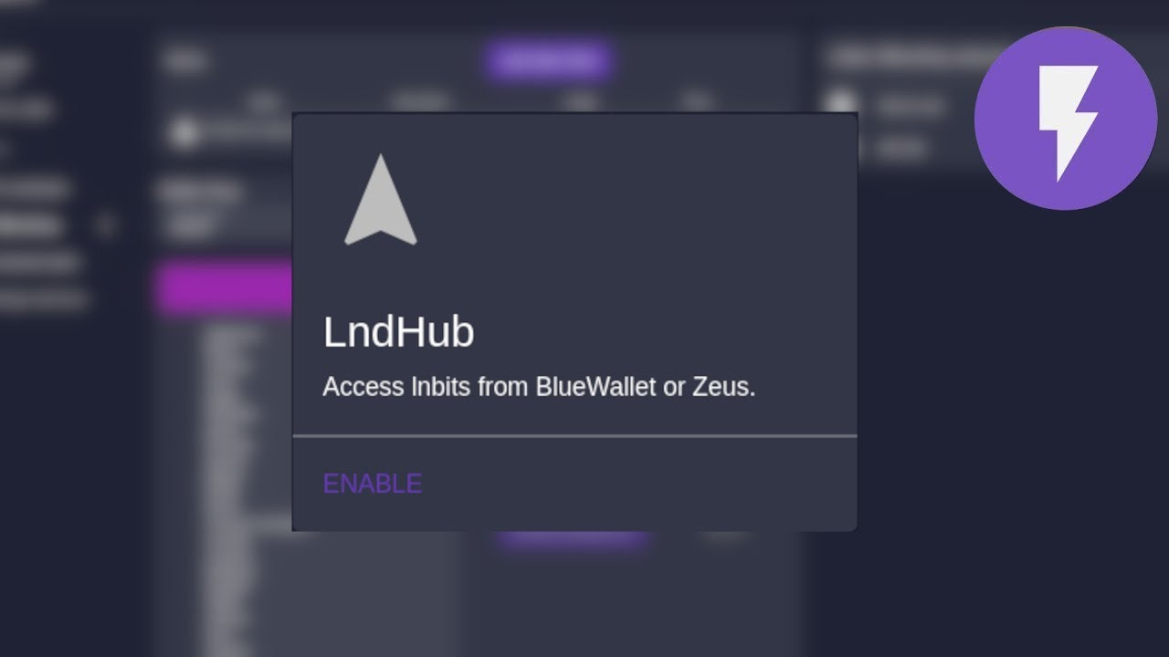 LndHub, access lnbits from BlueWallet or Zeus. - YouTube