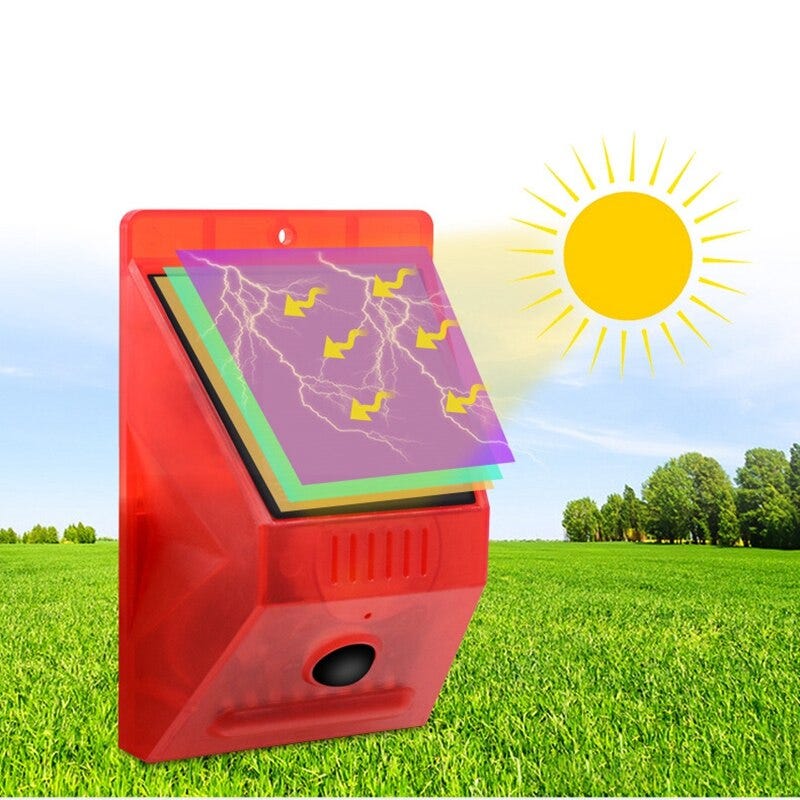 outdoor motion alarm siren