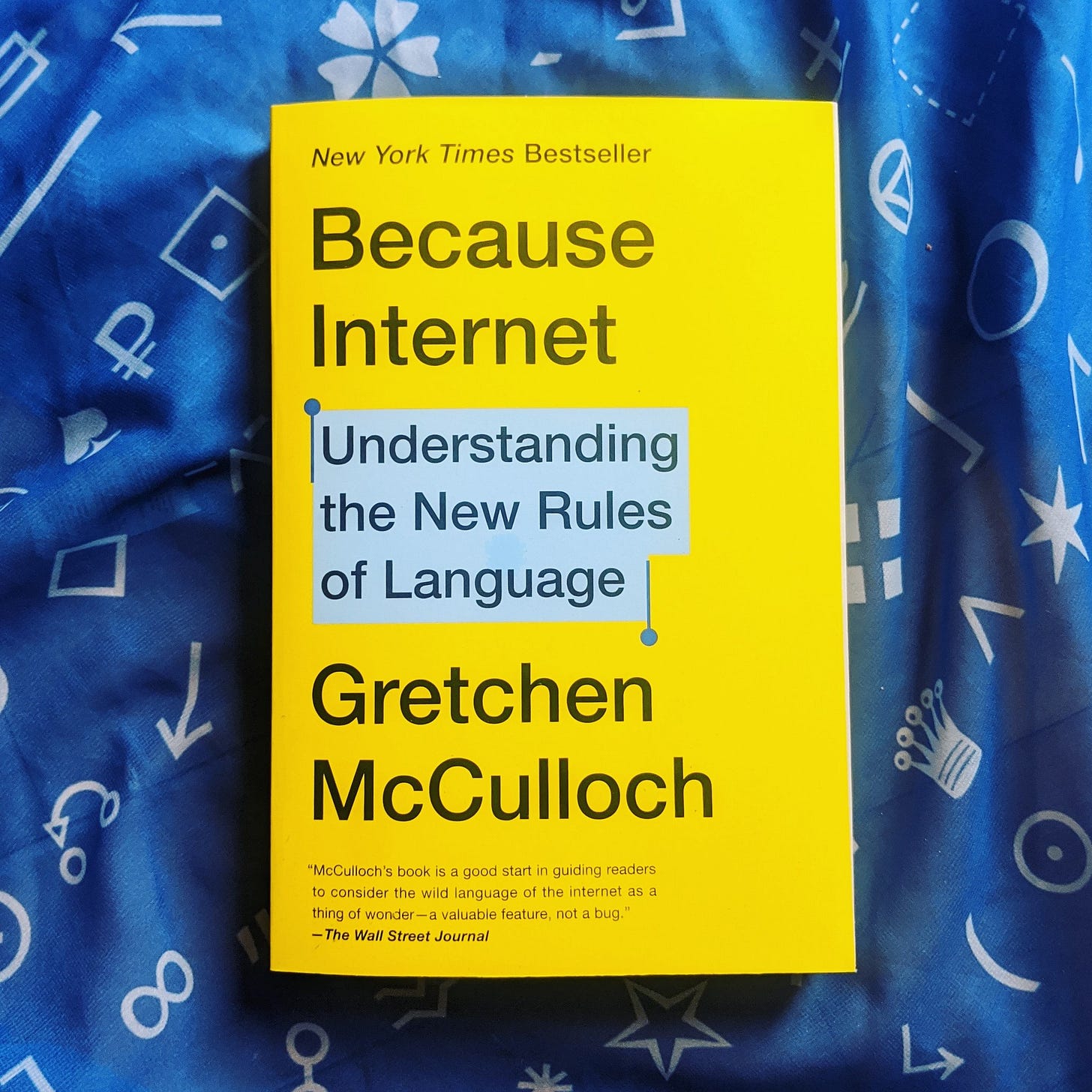 Because Internet paperback on esoteric symbols scarf