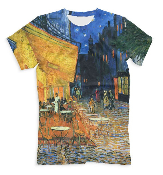 Summer Fashion Crewneck Vincent Van Gogh Print T Shirt Cafe Terrace Women Men Tshirt Hip Hop Tumblr Outfits Tee Psychedelic Tops Women S Clothing Tops Tees